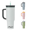 24 Oz Leakproof Insulated Tumbler With Straw Handle
