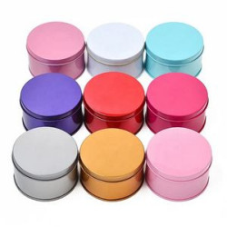 Round Candy Snack Tin Box