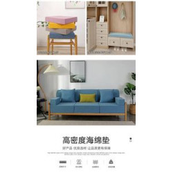 Linen and thickened sponge cushion