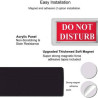 Do Not Disturb Welcome Please Knock Door Hanger Sign