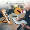 Adjustable Bamboo Book Stands Cookbook Holder