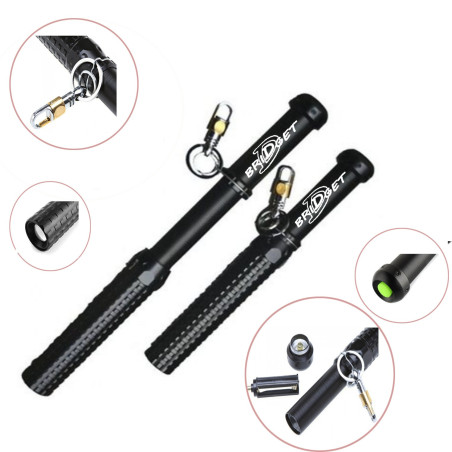 2 in1 Telescopic Spike Flashlight