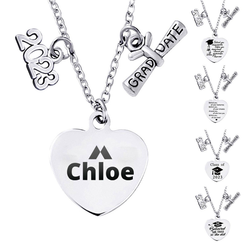 Customizable graduation Gift Necklace