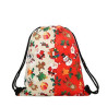 210D Christmas Drawstring Backpacks