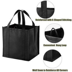 Reusable Reinforced Handle Grocery Bags
