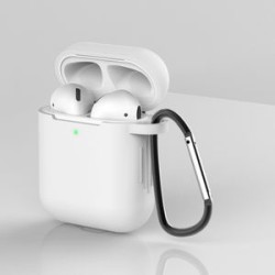 Silicone Ear Pod Case with Carabiner