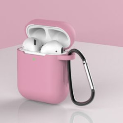 Silicone Ear Pod Case with Carabiner