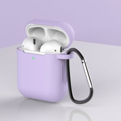 Silicone Ear Pod Case with Carabiner