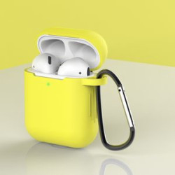 Silicone Ear Pod Case with Carabiner