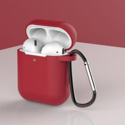 Silicone Ear Pod Case with Carabiner