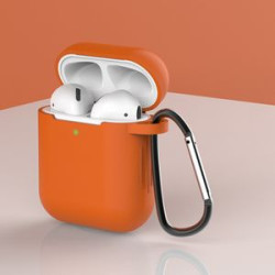 Silicone Ear Pod Case with Carabiner