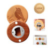 Wooden Bottle Opener W/Refrigerator Magnets
