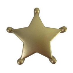 Sheriff'S Badge Stress Balls