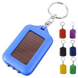 Solar Flashlight Keychain