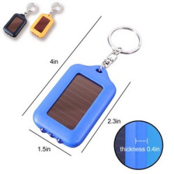 Solar Flashlight Keychain