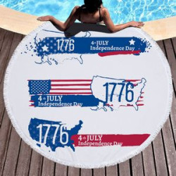 Microfiber Large Round Beach Blanket