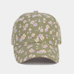 Floral Print Baseball Cap