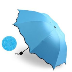 Blooming Material Travel Foldable Compact Umbrellas