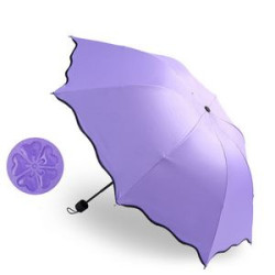 Blooming Material Travel Foldable Compact Umbrellas