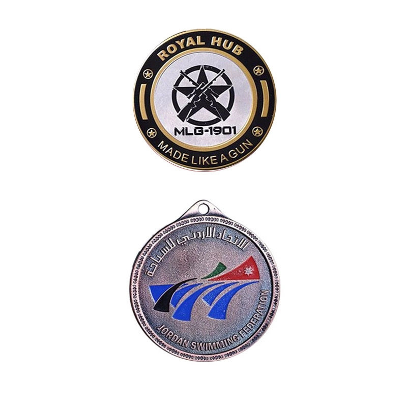 Round Shape Custom Embossed Aluminum Plate