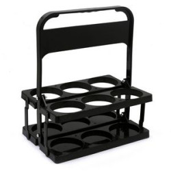 Plastic foldable beer holder