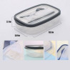 Plastic Seal Tight Prep Lunch Box with Lids Airtight