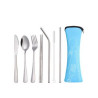 Camping Silverware Reusable Utensils Set with Case