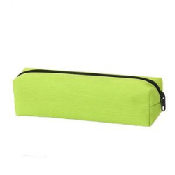 Basic Zipper Canvas Pencil Case