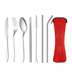 Portable Travel Cutlery Set Spoon Fork