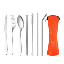 Portable Travel Cutlery Set Spoon Fork