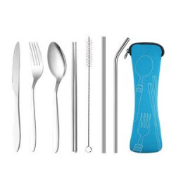 Portable Travel Cutlery Set Spoon Fork