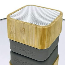 Bamboo Square Mini Portable Speaker