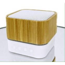 Bamboo Square Mini Portable Speaker