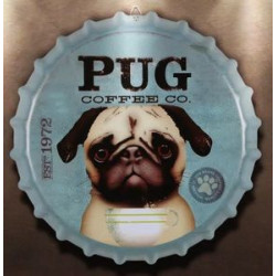 Custom Beer Bottle Cap Tin Metal Sign For Wall Decoration