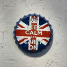 Custom Beer Bottle Cap Tin Metal Sign For Wall Decoration