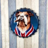 Custom Beer Bottle Cap Tin Metal Sign For Wall Decoration