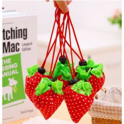 Foldable Strawberry Tote Bag