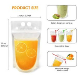 Juice Pouch With Straw