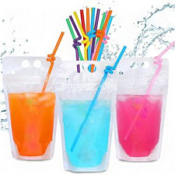 Juice Pouch With Straw