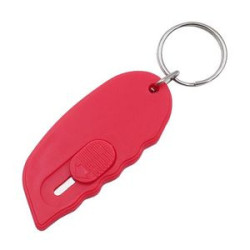 Mini Retractable Knife Box Cutter Letter Opener Keychain