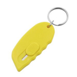 Mini Retractable Knife Box Cutter Letter Opener Keychain