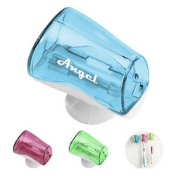 Plastic Toothbrush Cover With Suction Cup