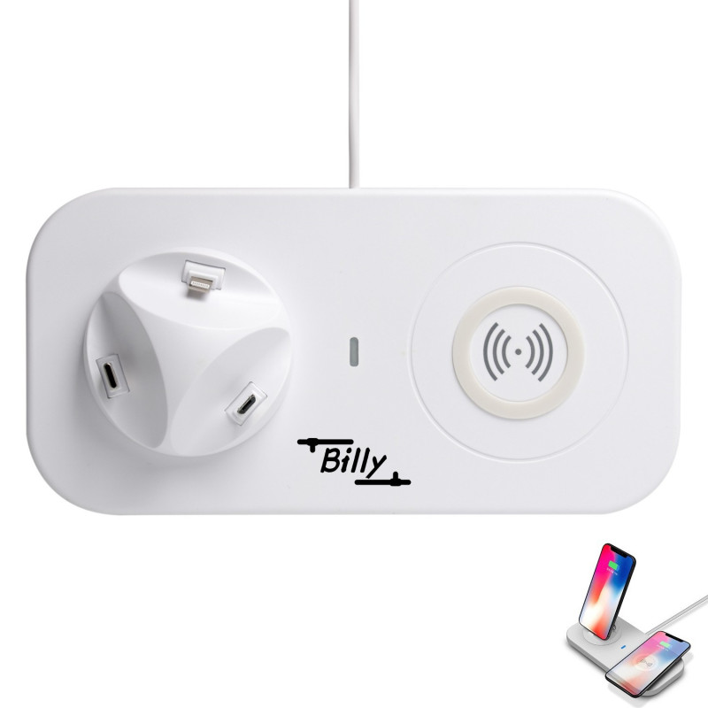 3 in 1 Wireless Fast Charger Station