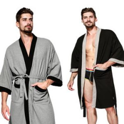 Turkish Cotton Waffle Bathrobe