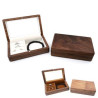 Wood Travel Jewelry Box