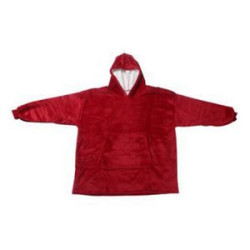 Oversized Microfiber & Sherpa Wearable Blanket