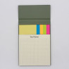 Business Notebook With Sticky Colored Notes