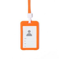 ID Badge Holders with Detachable Neck Lanyard Strap