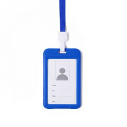 ID Badge Holders with Detachable Neck Lanyard Strap