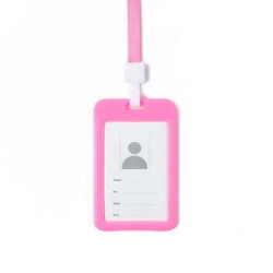 ID Badge Holders with Detachable Neck Lanyard Strap